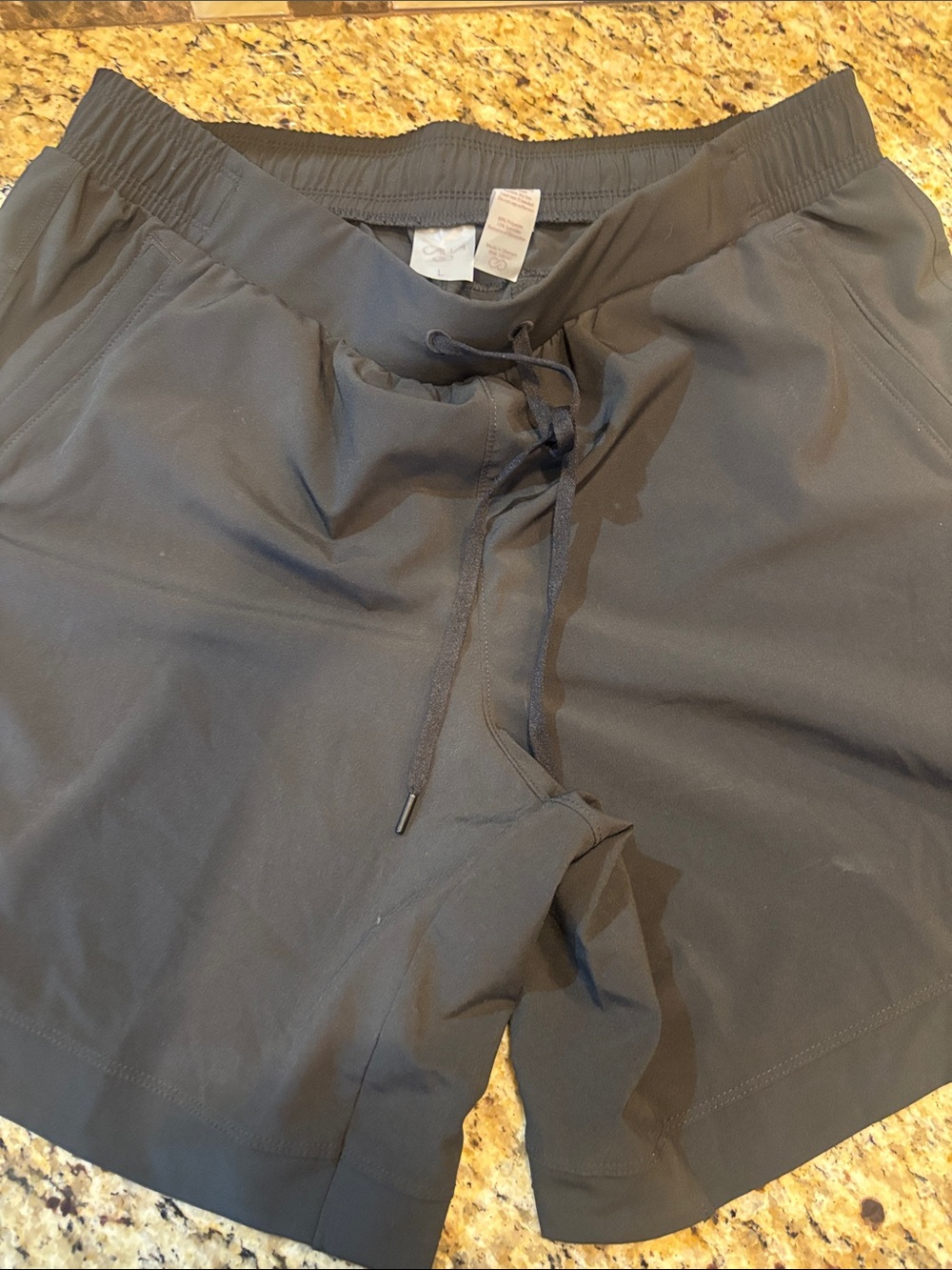 CALIA by Carrie Underwood Black Athletic Shorts with Drawstring